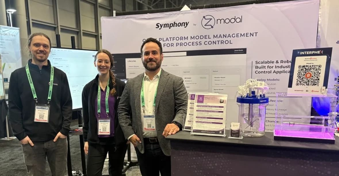 The ZModal team at the Symphony booth at INTERPHEX Global